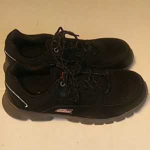 DICKIES BLACK LEATHER SMART STEP SIZE 8.5
